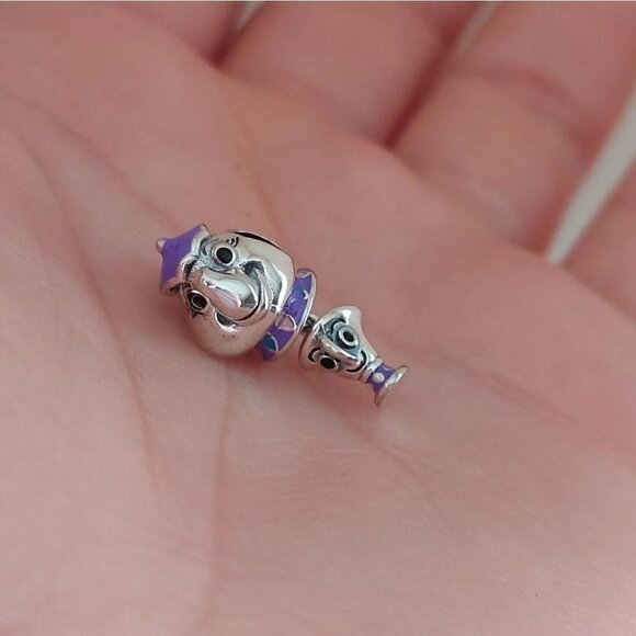 925 Silver Mrs Potts & Chip Charm - Picture 4 of 11